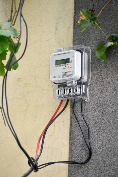 istock Electric smart meters for measuring power usage 1452838601