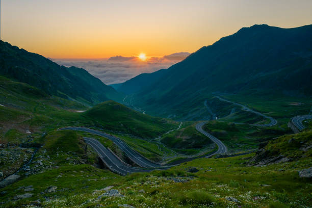 istock Famous Transfagarasan Highway in Romania at sunrise 1452840974