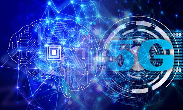istock Abstract electric circuit digital brain, technology concept. 1452847380