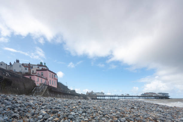istock low perspective photograph of Cromer pier 1452848146