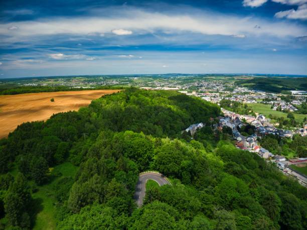istock Aerial view to a city in summer 1452848678