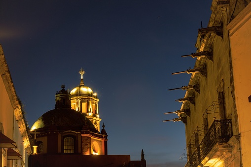 A Temple of San Francisco de Asis in Queretaro, Mexico