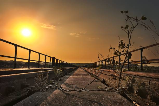 istock Lost bridge form the industrial age 1452850143
