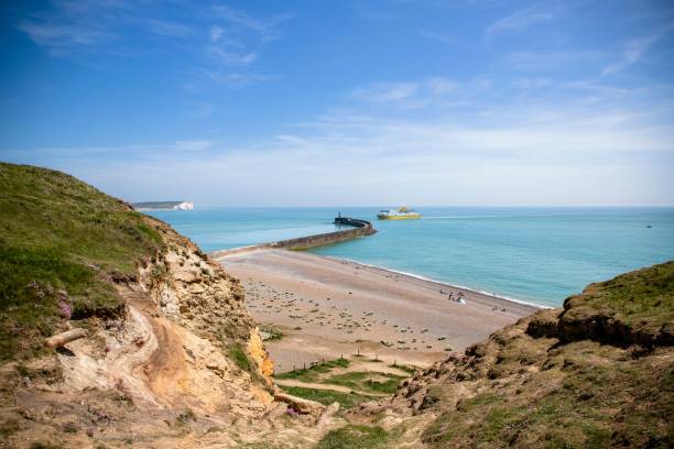 istock From Fort Hill looking at the Newhaven beach and white cliffs, England, UK 1452850477