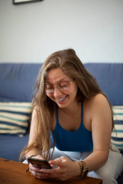 istock A woman with white skin making a video call 1452854052