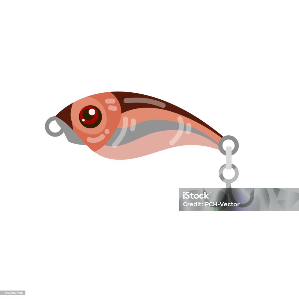 Mồi Câu Cá Nhân Tạo Trong Hình Dạng Của Cá Minh Họa Hoạt Hình Hình ...