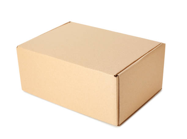 istock One closed cardboard box isolated on white 1452861558