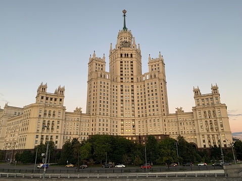 Stalin tower on Kotelnicheskaya embankment in Moscow