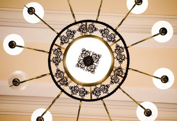 istock Chandelier in the Railway terminal 1452871562