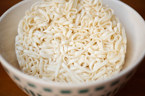 Udon instant noodles.