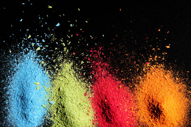 istock Colorful background of chalk powder 1452889636