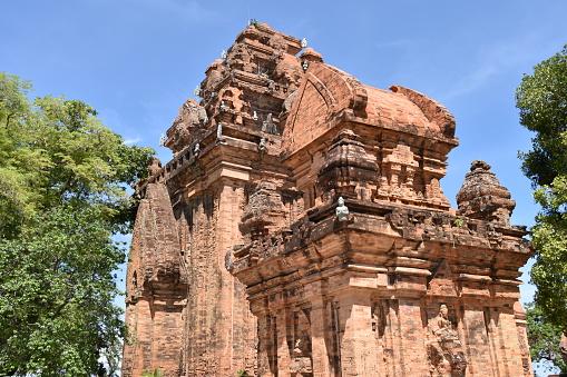 Ancient brick pagoda in Nha Trang, Vietnam