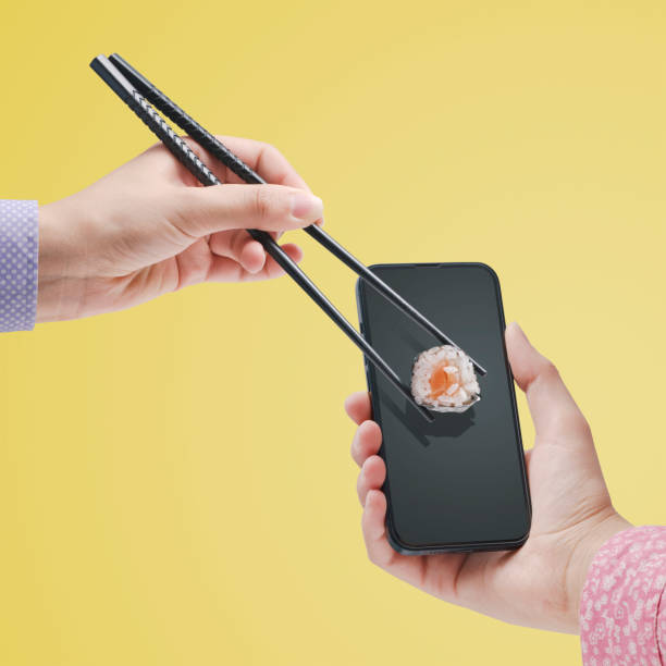 istock People ordering sushi fast food online 1452906246