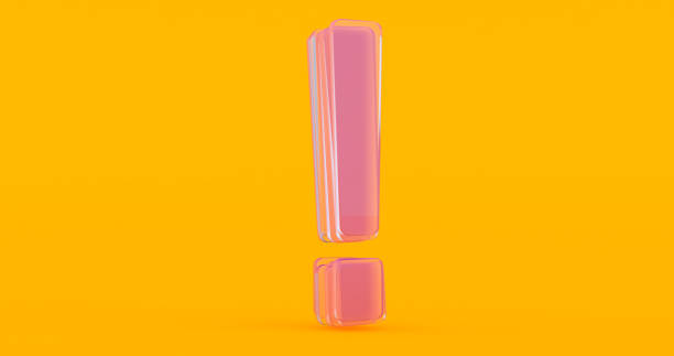 istock glass exclamation mark symbol isolated on orange background 1452907020