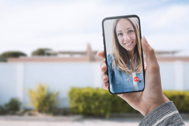 istock Woman videocalling her friend online 1452907133