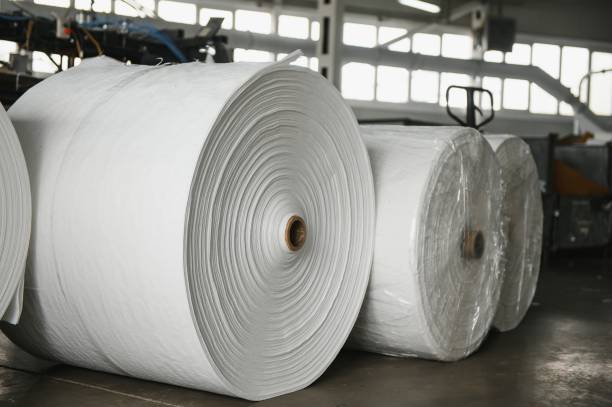 istock roll of white fabric for cutting 1452908436