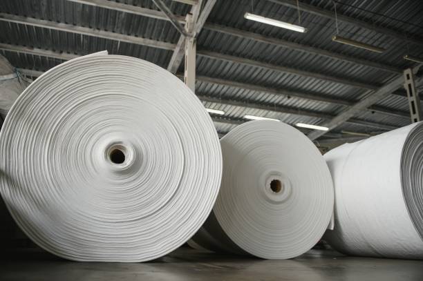 istock roll of white fabric for cutting 1452908630