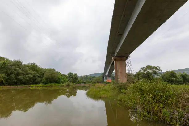 Photo of The Broken Borim Bridge build by Portuguese.