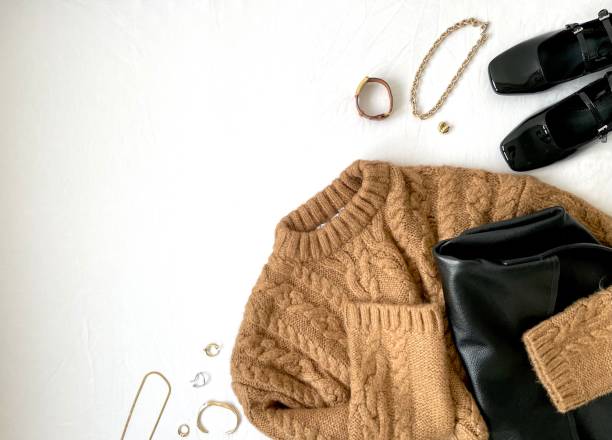 knit sweter and fashion details