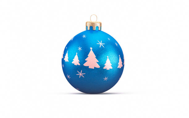 istock Red Christmas Ornament, Clipping path on White Background 1452919689