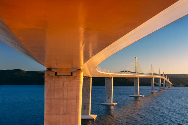 istock Peljesac Bridge, Croatia. 1452921401