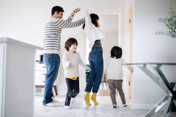 istock Family Playing Together At Home 1452926411