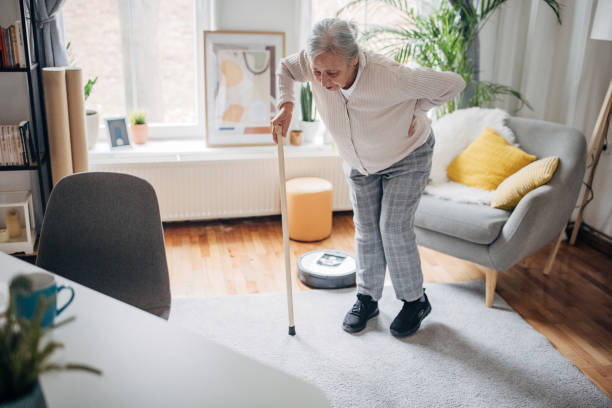 istock Old woman has back pain 1452930289