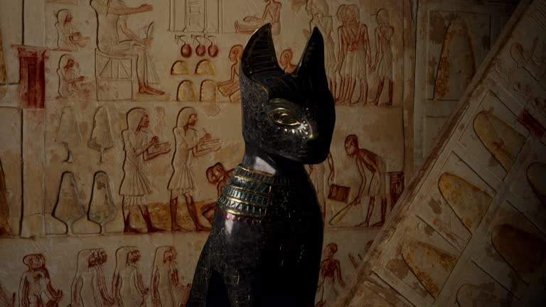 Ancient Egypt Cat Statue