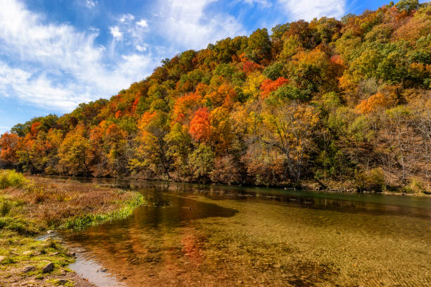 istock Cherokee National Forest along the Wataga River Valley 1452936008