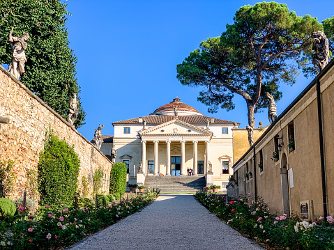 Iconic renaissance villa designed by Palladio also known as Villa Almerico Capra