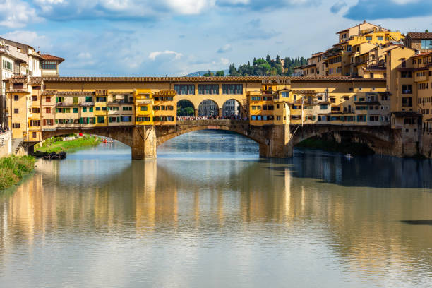 istock Ponte Vecchio bridge over Arno river in Florence, Italy 1452944085