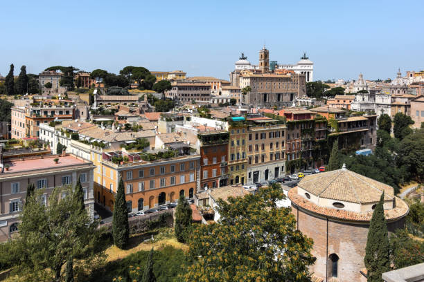 istock View of Rome with the Victor Emmanuel II Monument 1452947095