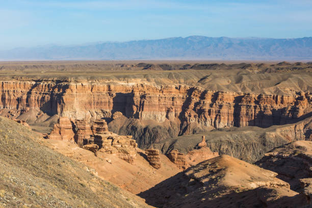 istock Charynsky canyon rocky landscape. Kazakhstan 1452948881