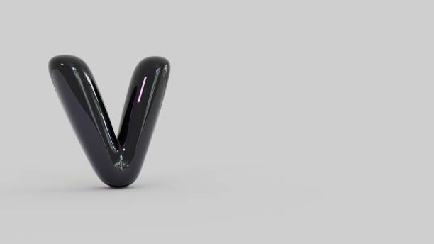 istock Letter V - 3D Illustration Stock Image 1452952679
