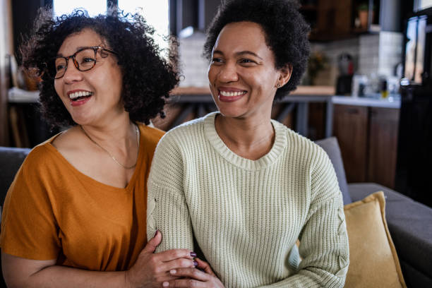 istock Portrait of two middle-aged women 1452961027