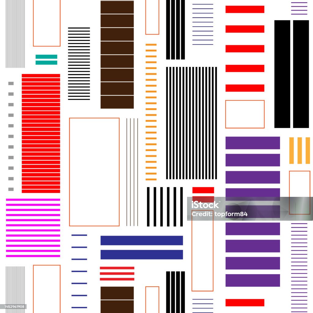 Rectangular Forms Abstract Texture Seamless Background Design Element ...
