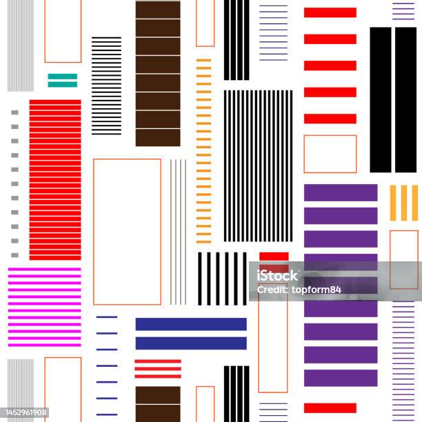 Rectangular Forms Abstract Texture Seamless Background Design Element ...