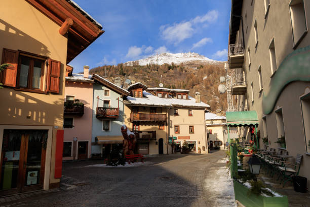 istock Cogne italian town square 1452973415