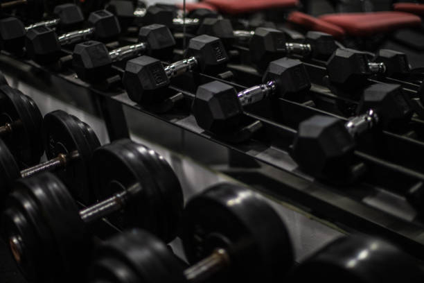 istock Dumbbells at the Gym 1452979764