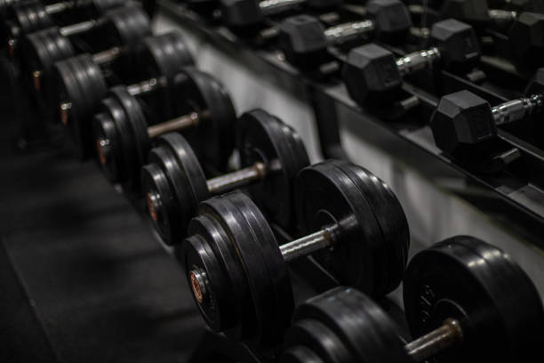 istock Dumbbells at the Gym 1452979773