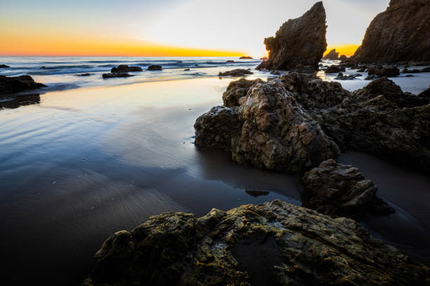 istock El Matador Rocks at Simply Sunset 1452989374