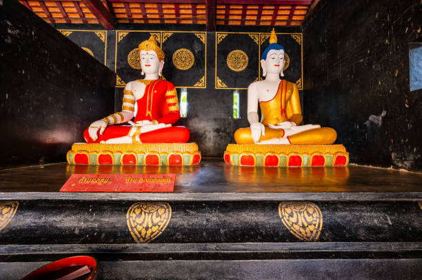 istock Old Buddha statue of Chedi Luang Varavihara temple 1452991471