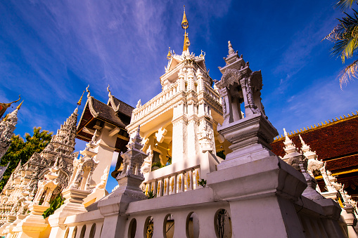 San Pa Yang Luang temple in Lamphun province, Thailand.