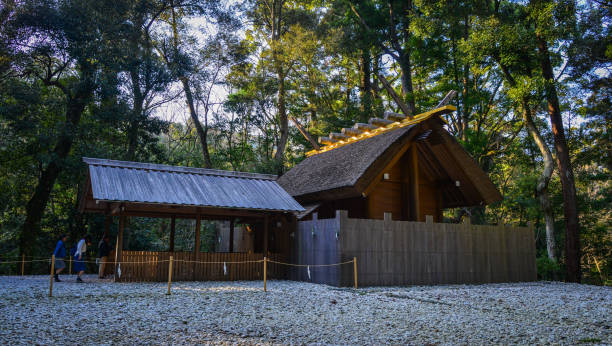 complesso di ise jingu a mie, giappone - ise foto e immagini stock