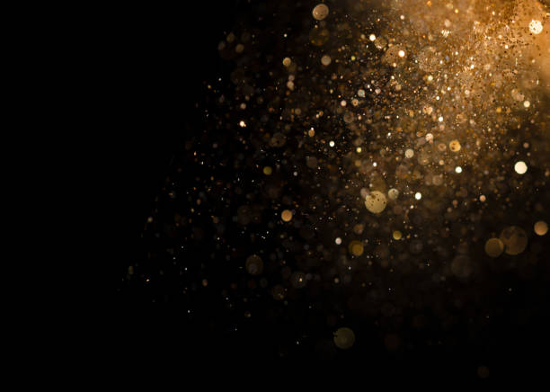 Bokeh Abstract Background with Glitter Lights. Blurred Soft vintage coloredBokeh Abstract Background with Glitter Lights. Blurred Soft vintage colored stock photo
