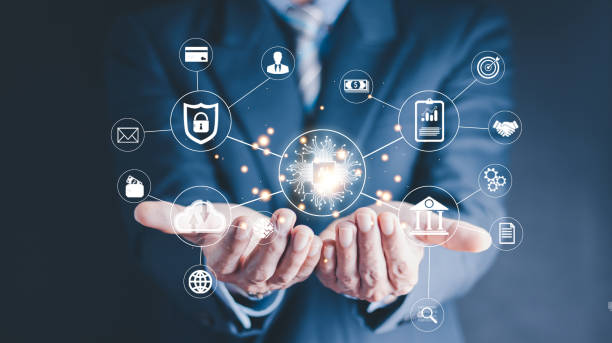 istock Digital transformation technology strategy, IoT, internet of things. transformation of ideas and the adoption of technology in business in the digital age, enhancing global business capabilities. Ai 1453023991