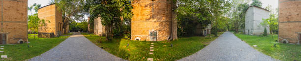 istock Panorama view of tobacco curing building 1453031450