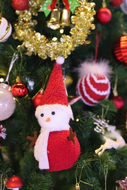 istock Beautifully Christmas Decoration,  Home Interior with Christmas Tree 1453035684