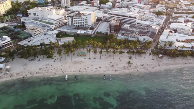 DRONE AERIAL SHOT OF SAN ANDRES ISLANDS, COLOMBIA