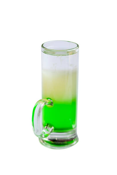 istock Short cocktail green mexican isolated on a white background 1453043463